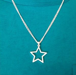 9" polished Silver Necklace